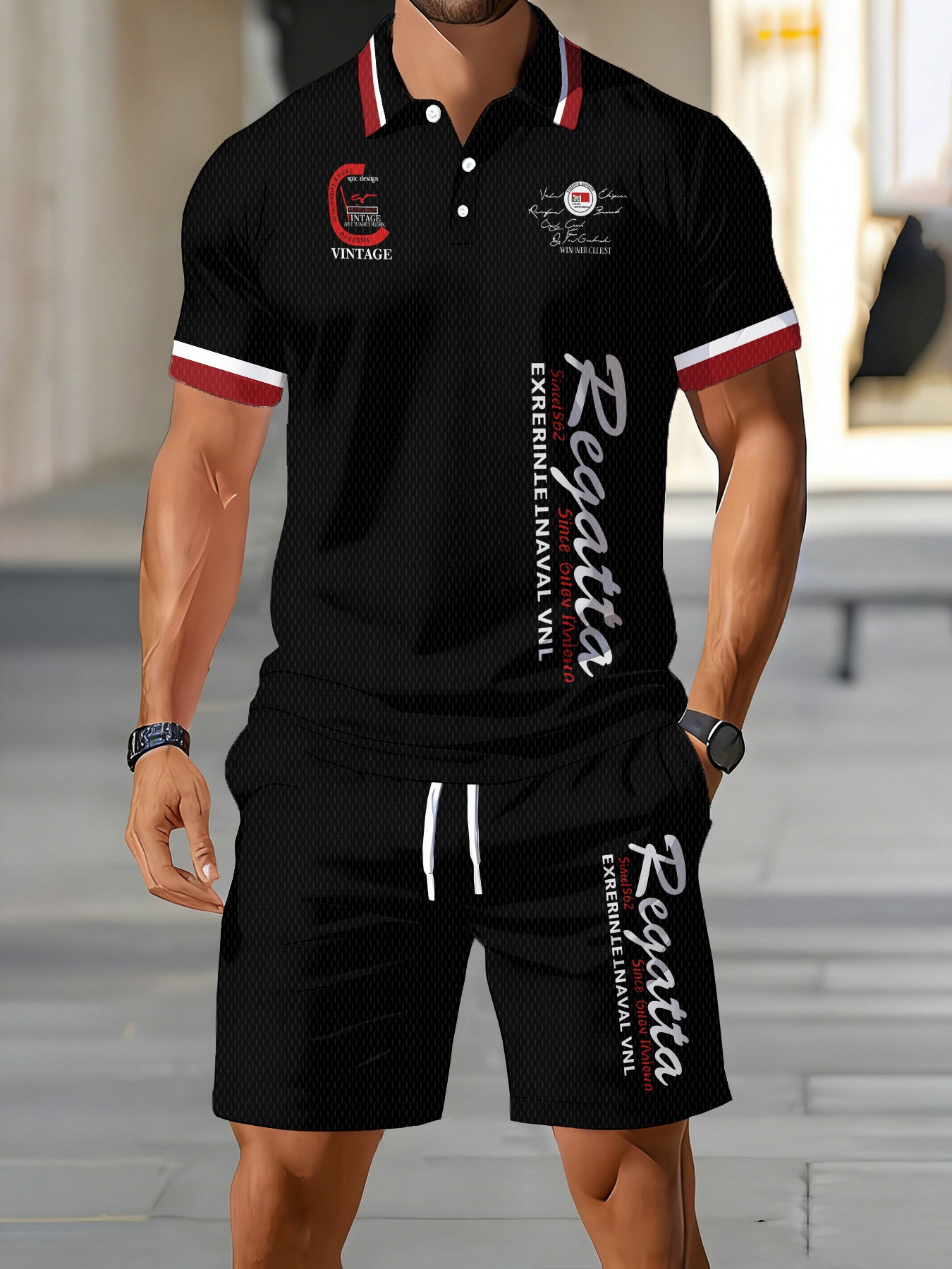 ชุดเสื้อโปโลผู้ชายใหม่ประจำฤดู - Men'S Fashion Polo Shirt บทวิจารณ์และราคา