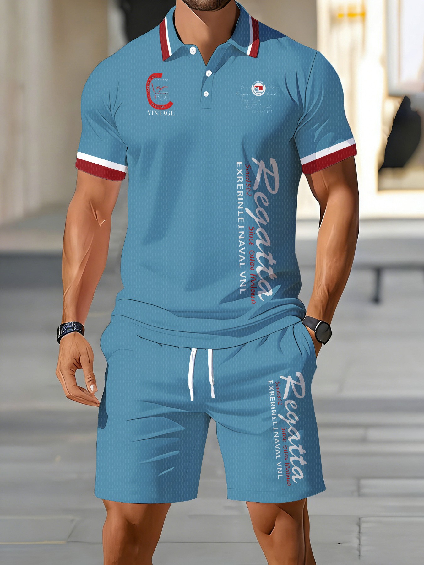 ชุดเสื้อโปโลผู้ชายใหม่ประจำฤดู - Men'S Fashion Polo Shirt บทวิจารณ์และราคา
