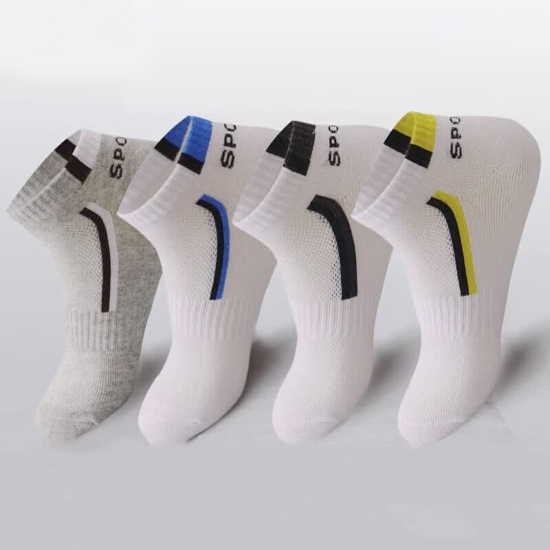 2 คู่/ล็อต ถุงเท้าผู้ชายผ้าฝ้า - Socks Ankle Men บทวิจารณ์และราคา