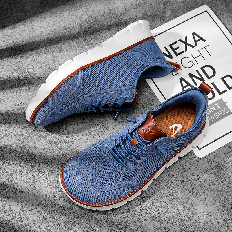 รองเท้าผู้ชายทรงกว้าง สไตล์ลำล - Casual Sneakers Men บทวิจารณ์และราคา