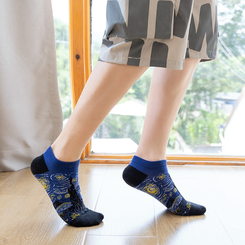 1/5 คู่ ถุงเท้าข้อสั้นผ้าฝ้ายห - Socks Ankle Men บทวิจารณ์และราคา