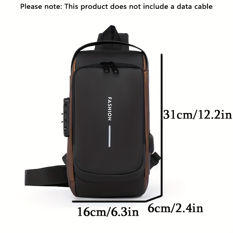 กระเป๋าเป้สะพายหลังกันน้ำป้องก - Crossbody Bag Men บทวิจารณ์และราคา