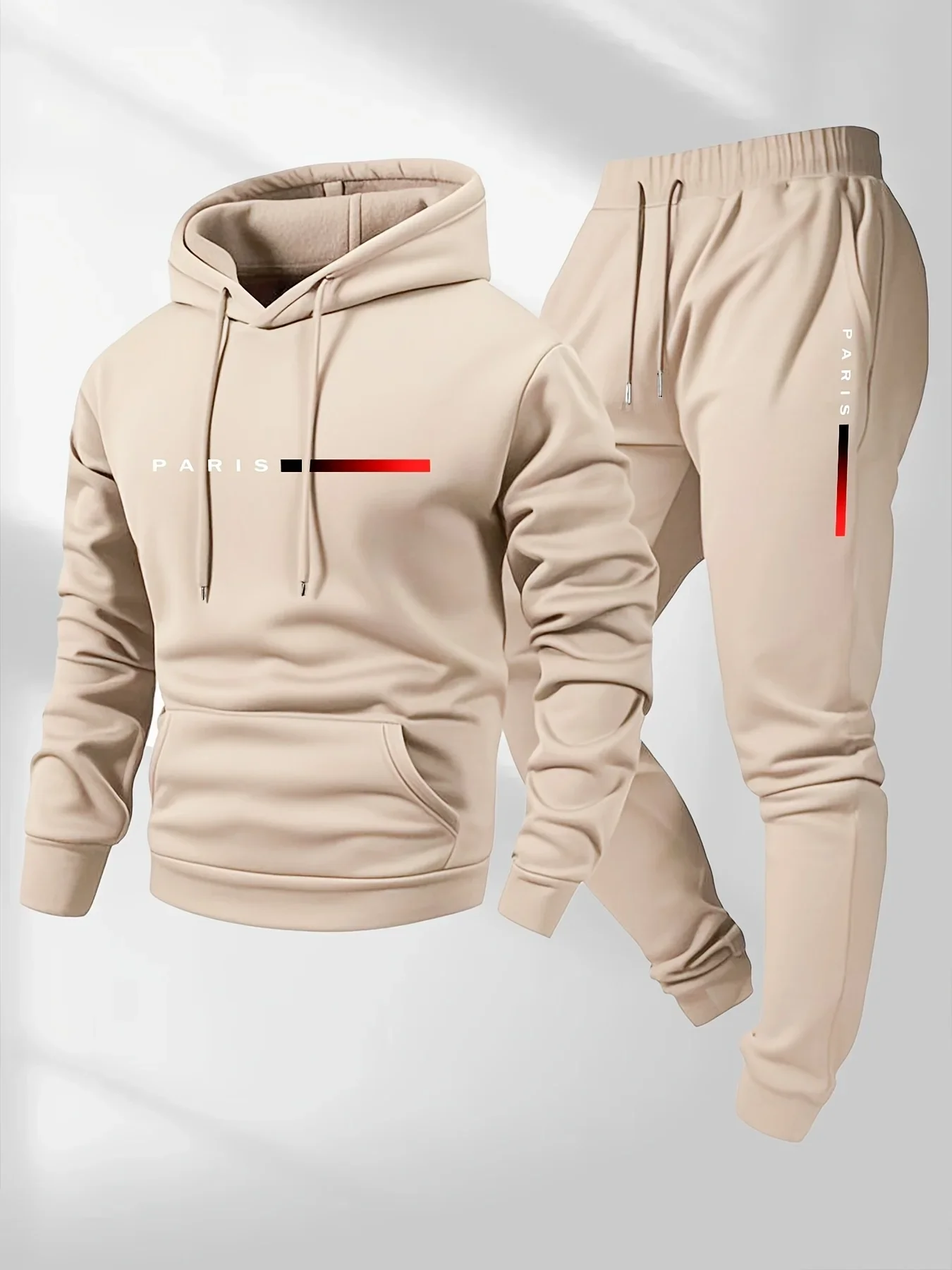 ชุดกีฬาพิมพ์ลายตัวอักษรแฟชั่นส - Mens Fashion Casual Outfits บทวิจารณ์และราคา