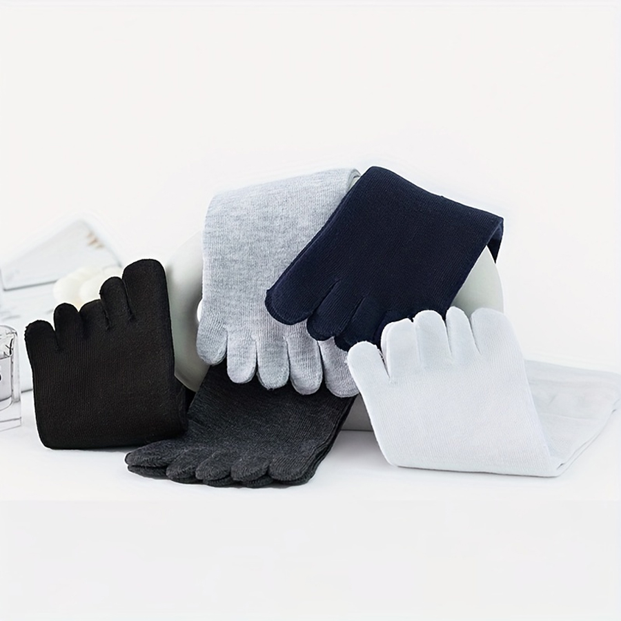 ถุงเท้าผ้าฝ้ายแบบห้านิ้วสำหรับ - Socks Ankle Men บทวิจารณ์และราคา