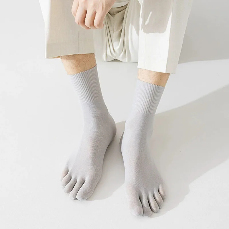 ถุงเท้าผู้ชายแบบห้านิ้ว 4 คู่  - Socks Ankle Men บทวิจารณ์และราคา
