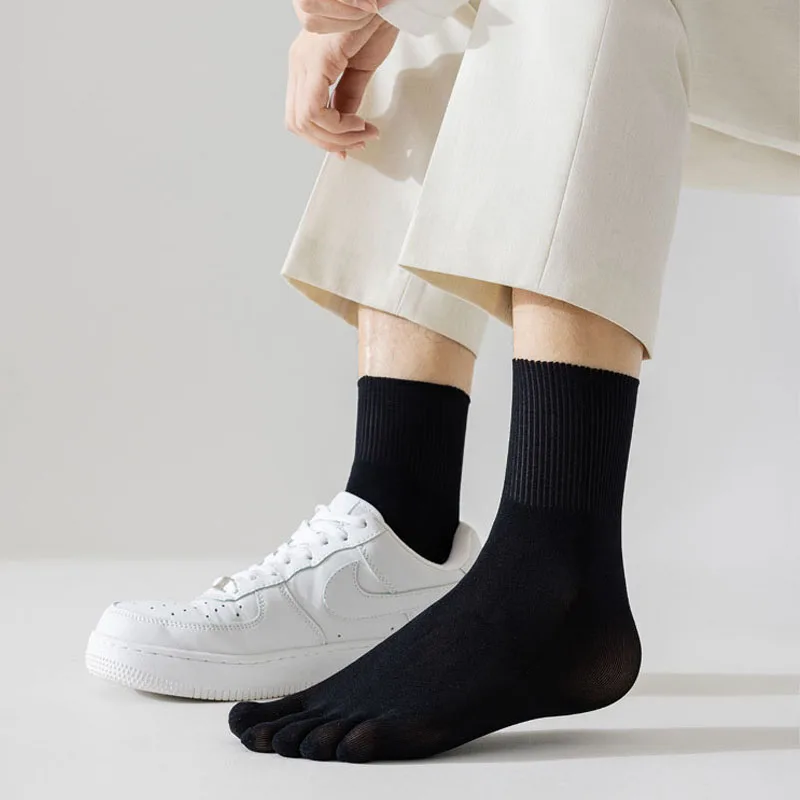 ถุงเท้าผู้ชายแบบห้านิ้ว 4 คู่  - Socks Ankle Men บทวิจารณ์และราคา