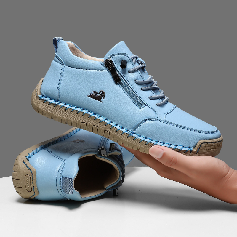 รองเท้าผ้าใบสตรีรองเท้าหนังทำม - Casual Sneakers Men บทวิจารณ์และราคา