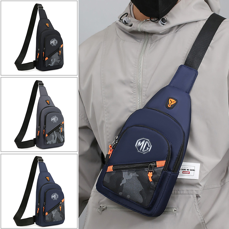 กระเป๋าคาดอกลายพรางโลโก้รถยนต์ - Crossbody Bag Men บทวิจารณ์และราคา